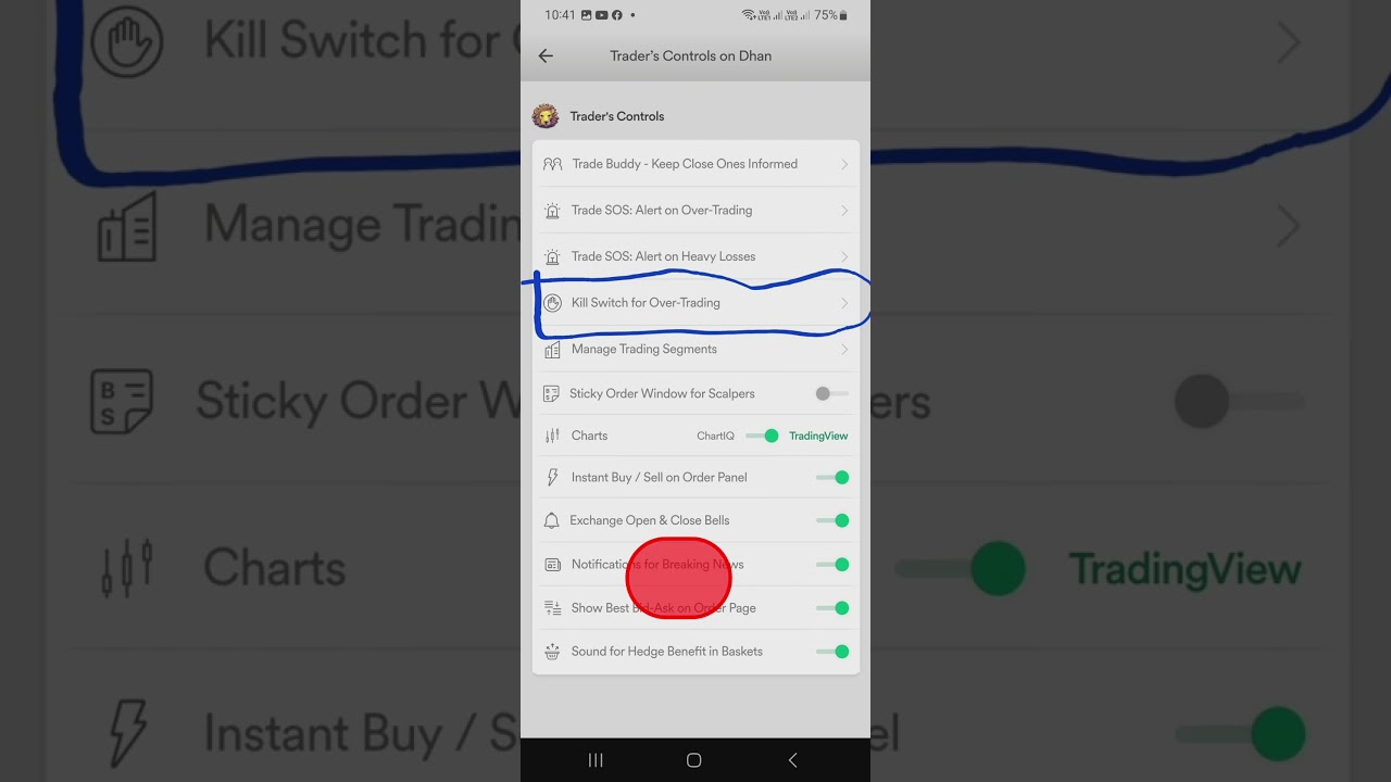 HOW TO ON KILL SWITCH IN DHAN ACCOUNT #overtrading #killswitch #dhan #trade