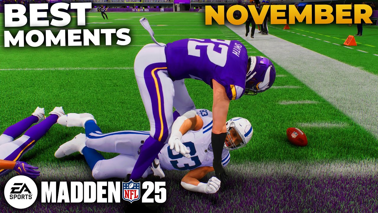 BEST MADDEN 25 MOMENTS OF NOVEMBER!