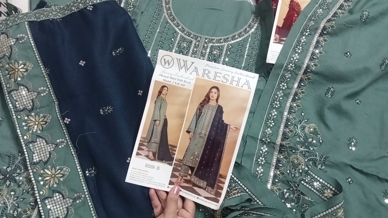 NEW ARRIVALS | Premium Embroidered Dhanak with Wool Shawl | Winter Collection 2025