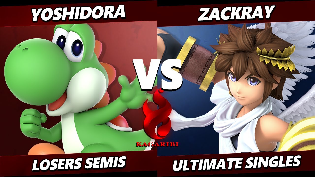 Kagaribi 9 Losers Semis - Yoshidora (Yoshi) Vs. Zackray (Pit) SSBU Ultimate Tournament