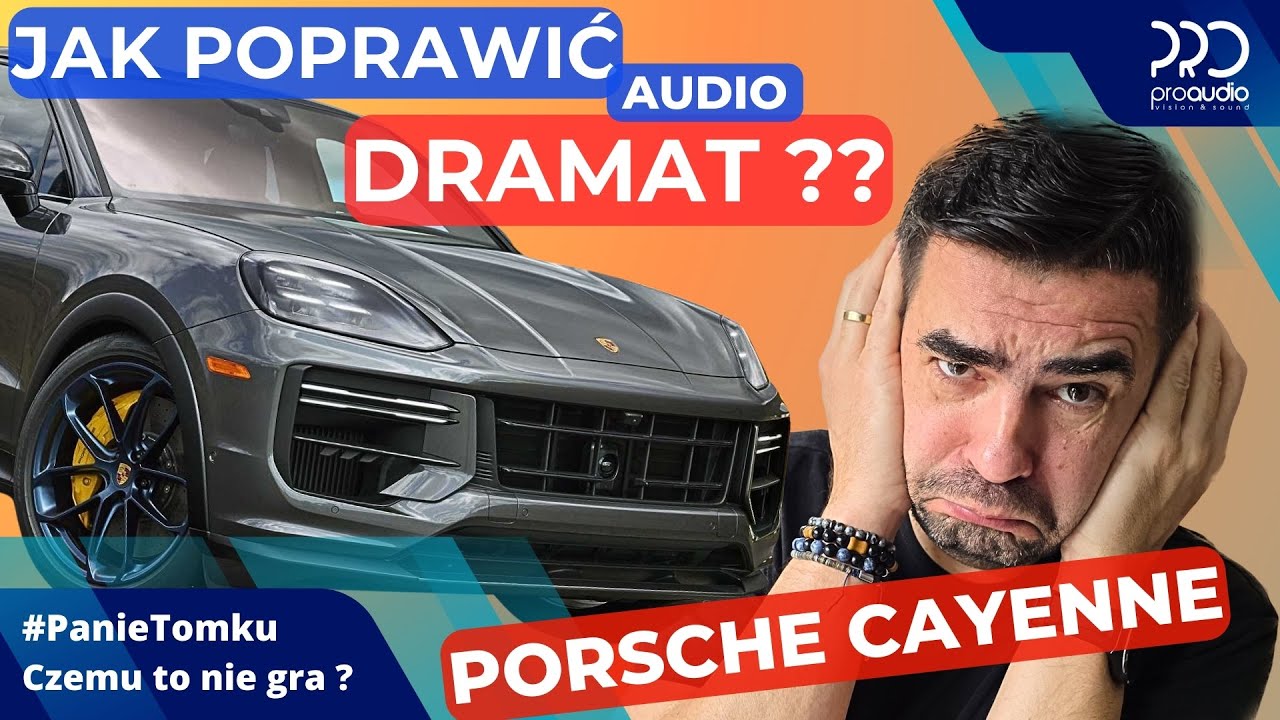 Dramat fabrycznego audio w Porsche Cayenne - poprawiamy fabryczny zestaw Basic. Zestaw Helix.