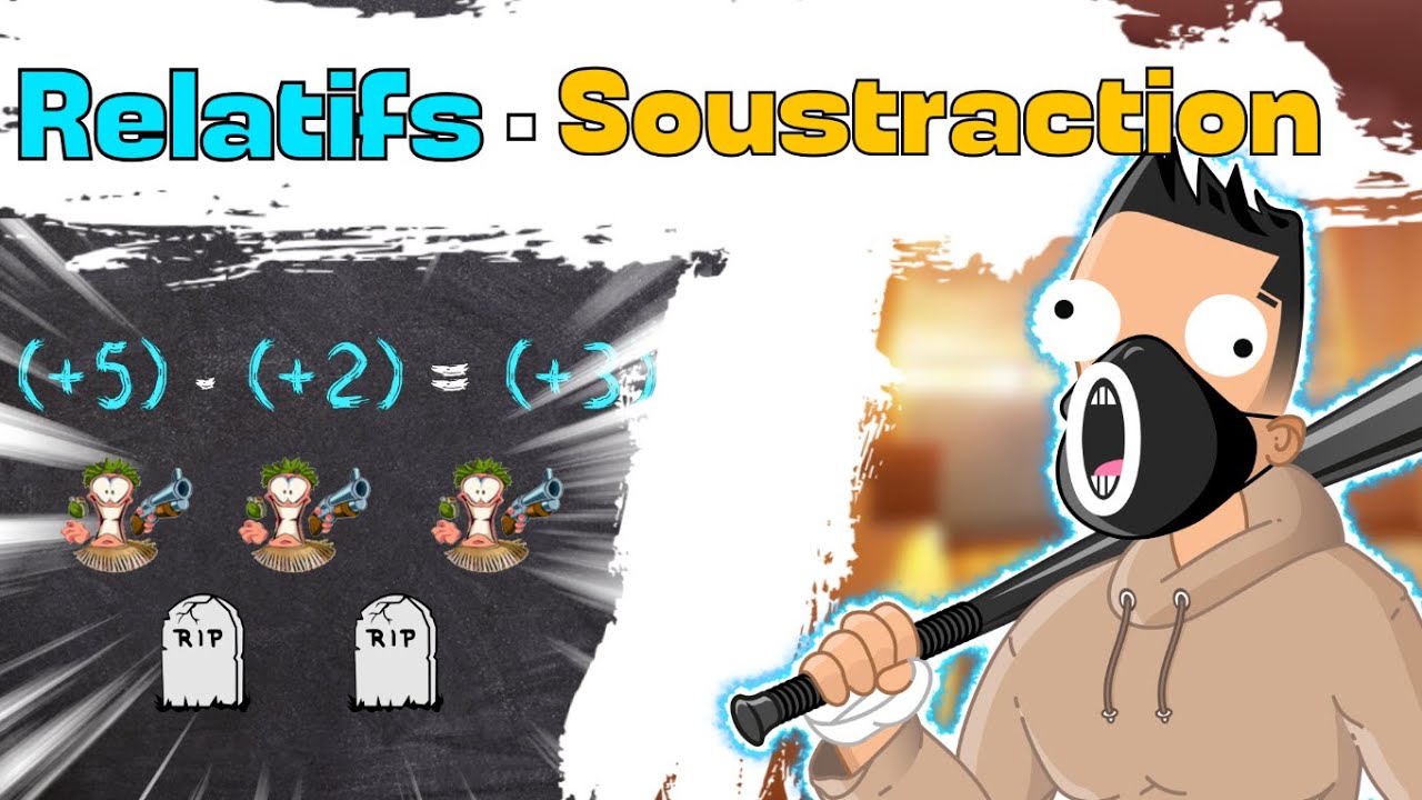 Soustraction de nombres relatifs - La meilleure astuce c'est foutre le zbeul !!! 😈
