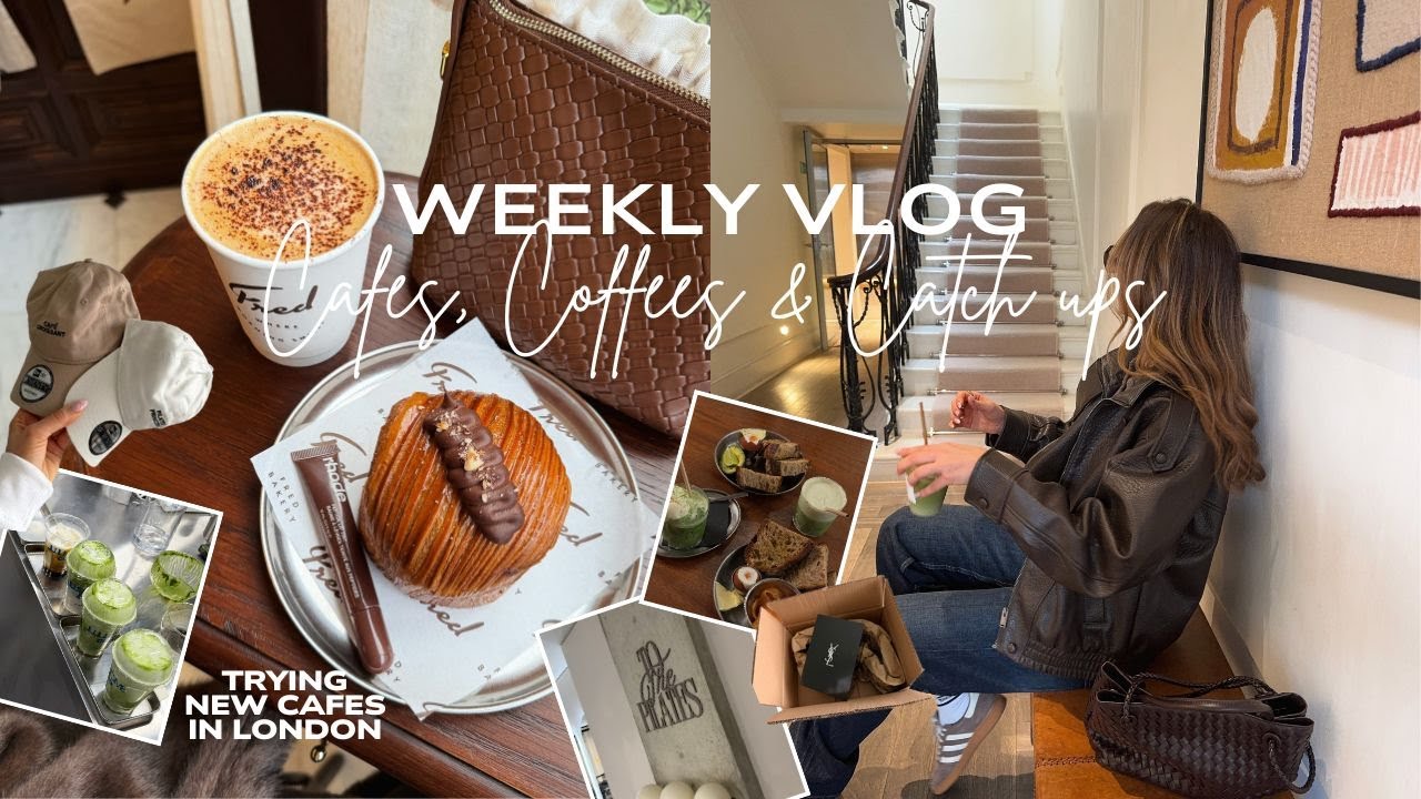Еженедельный видеоблог 🍵 | Пробую популярные кафе в Лондоне, пекарню Fred, мероприятие по серф-пи...