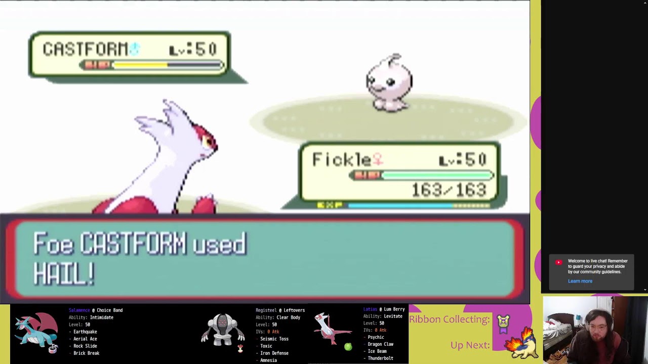 Collecting Ribbons in Pokemon Sapphire Battle Tower