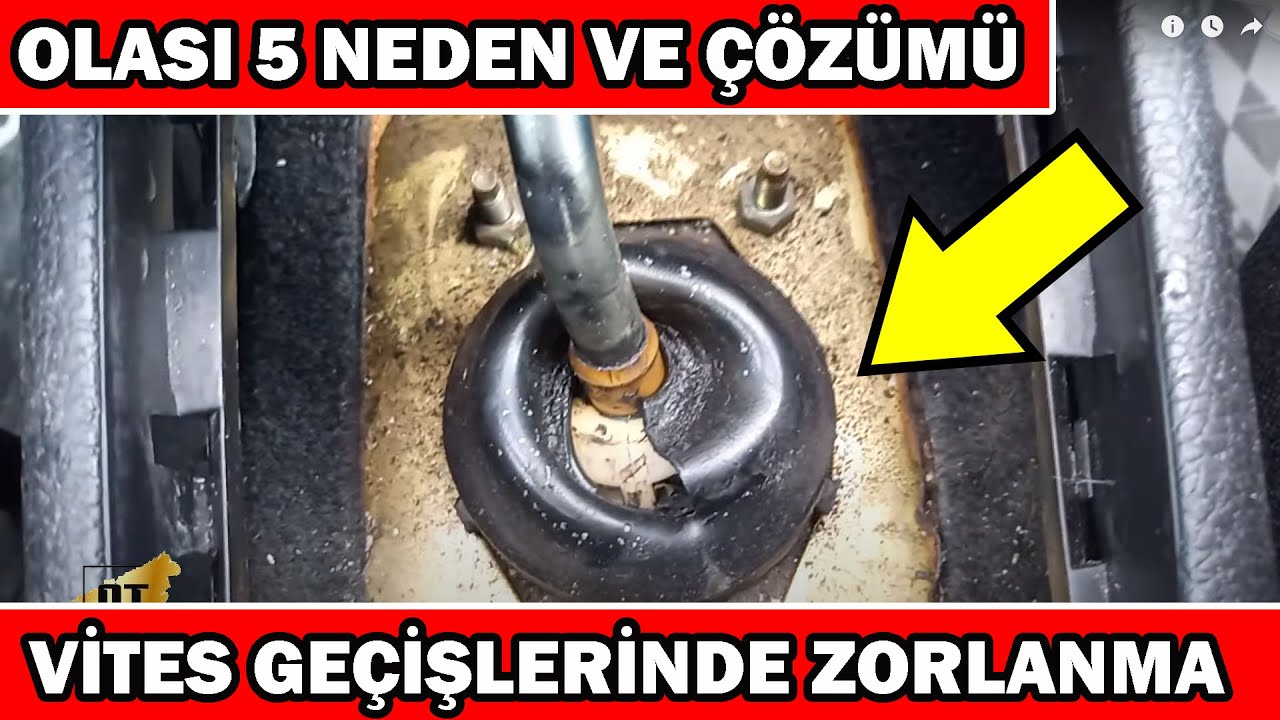 Arabanın Vitesi Neden Zor Geçer? Vites Halatı Arızası Nasıl Anlaşılır, Vites Geçişlerinde Takılma