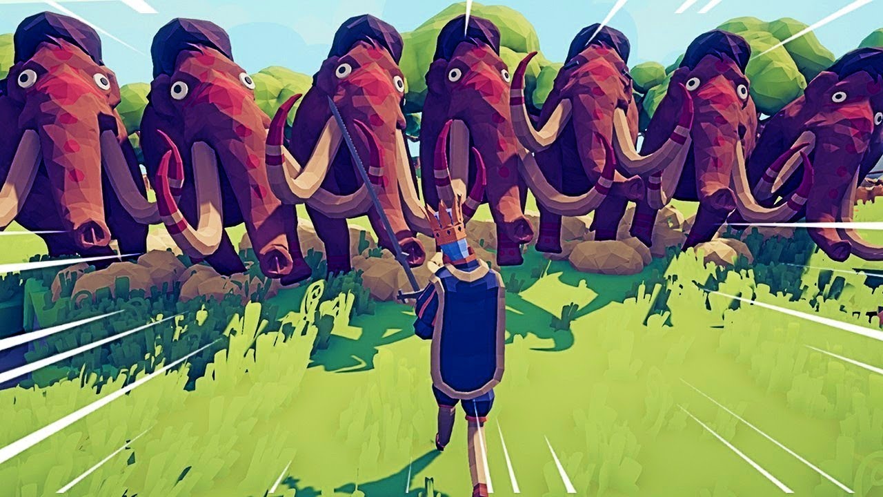 1000 MAMMOUTHS VS 1 DIEU ! | Totally Accurate Battle Simulator