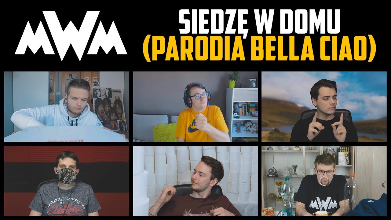 MWM - SIEDZĘ W DOMU (PARODIA Bella Ciao) #ZOSTANWDOMU