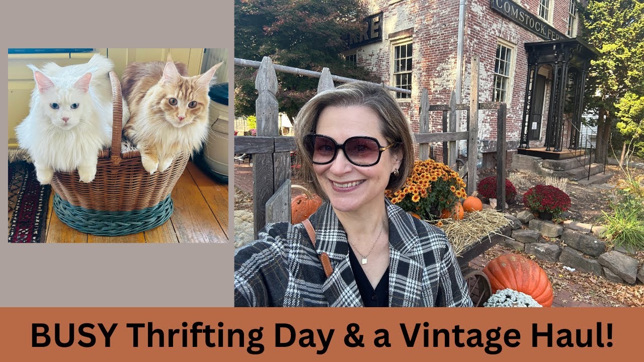 BUSY Thrifting Day and a Vintage Haul!