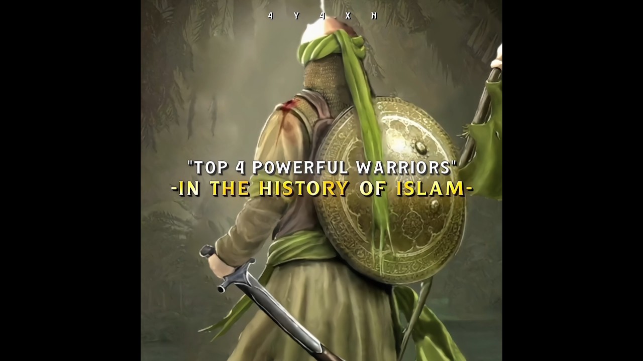 Top 4 Powerful Warriors !! ☝🏻🔥 #islam#trending#shorts#shortsfeed#youtubeshorts#islamic#allah