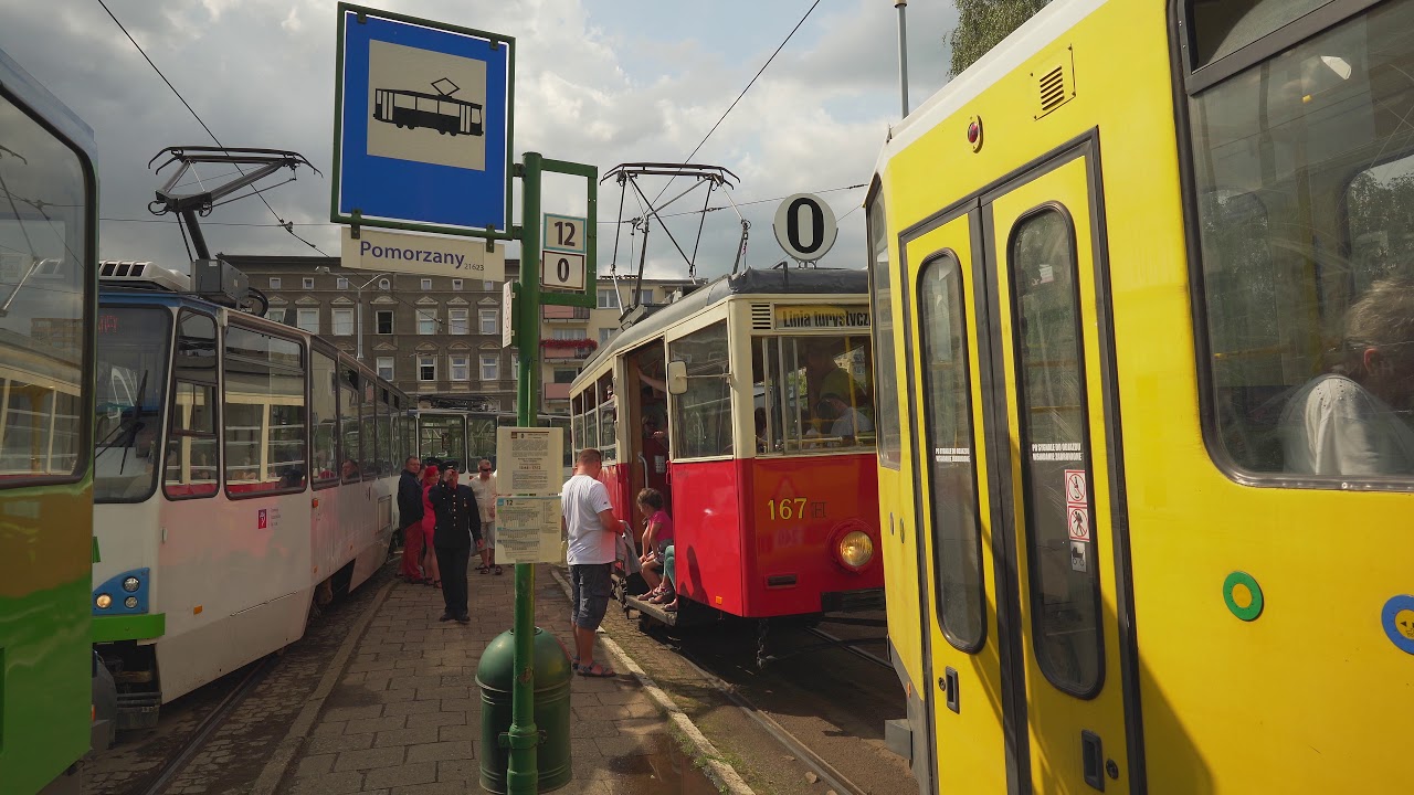 Poland, Szczecin, Pomorzany Tram Stop