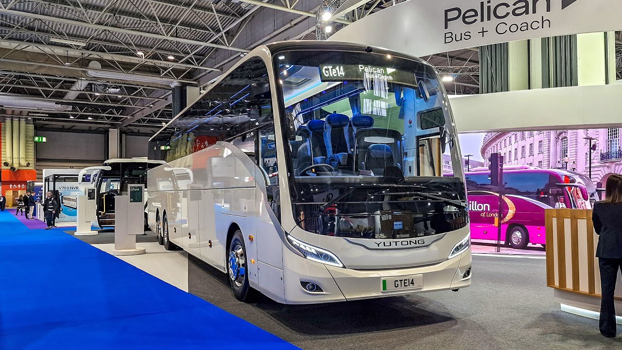 Yutong GTe14 Electric Tri-Axle Coach - Euro Bus Expo 2024