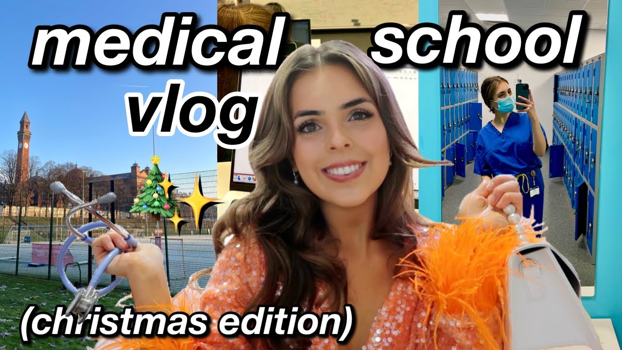 MIXING STUDYING & CHRISTMAS AT MEDICAL SCHOOL | couple of days as a 3rd year medical student uk vlog