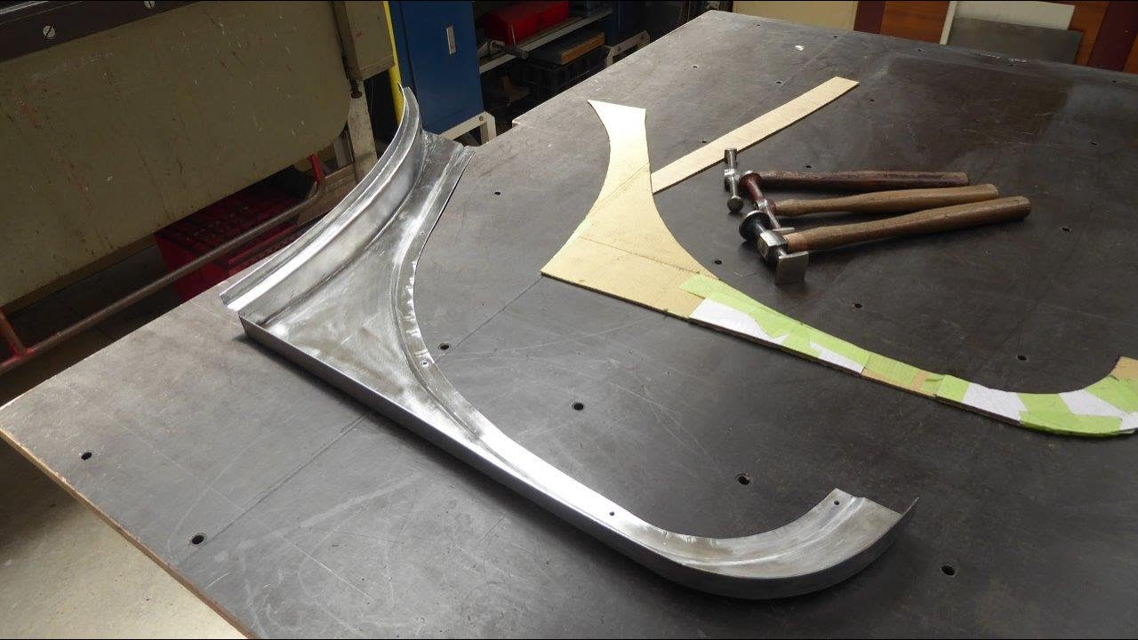 Making the complex piece joining the B and C pillars. EP.13