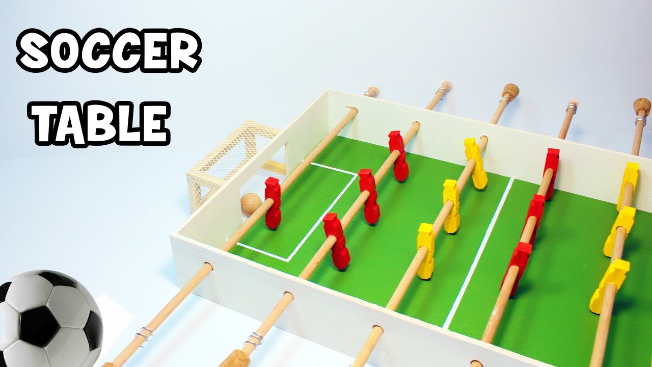 How to Make a Table Football | Soccer Table | Foosbal
