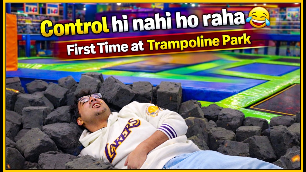 First Time at Trampoline Park in America | Daily Vlog USA