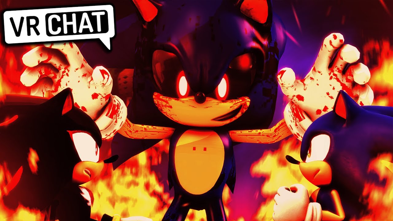 Соник и Шэдоу встречают Sonic.EXE! (VR-чат)