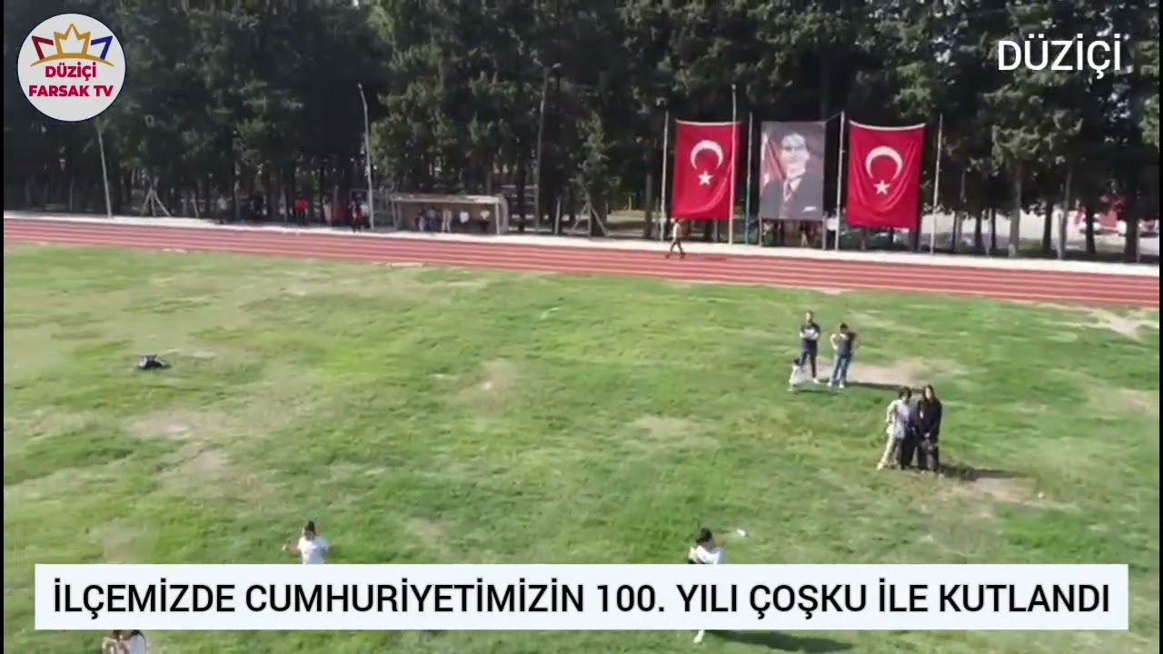 DÜZİÇİ'NDE CUMHURİYETİMİZİN 100. YILI ÇOŞKU İLE KUTLANDI