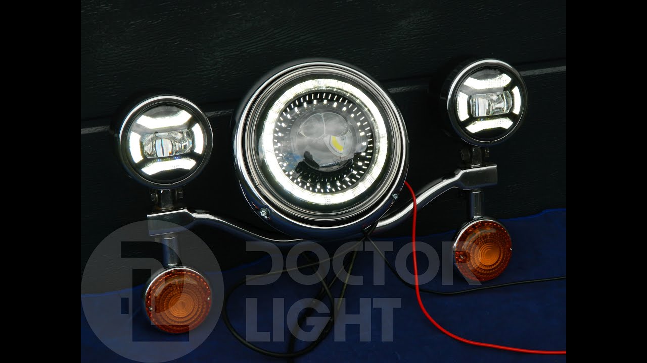 Yamaha XVS 1100 Zestaw oświetlenia FULL LED (DOCTOR LIGHT)