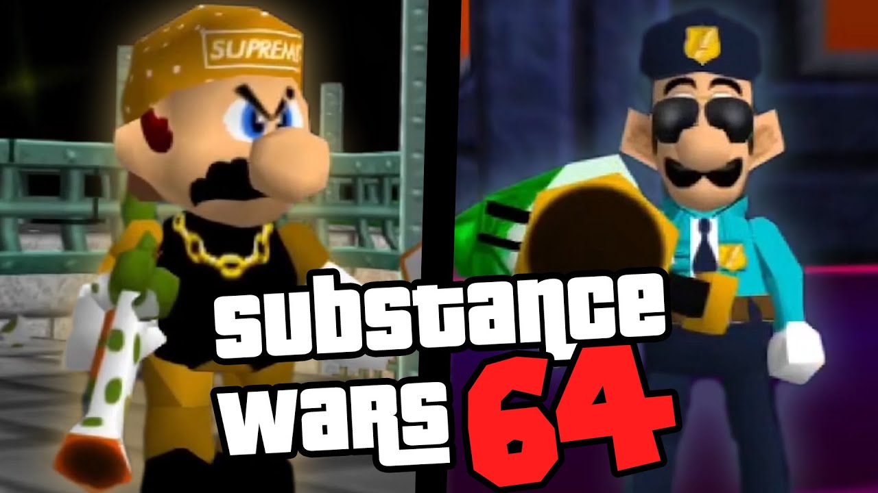 MARIO GTA No Es Real, No Puede Hacerte Daño | SUBSTANCE WARS 64