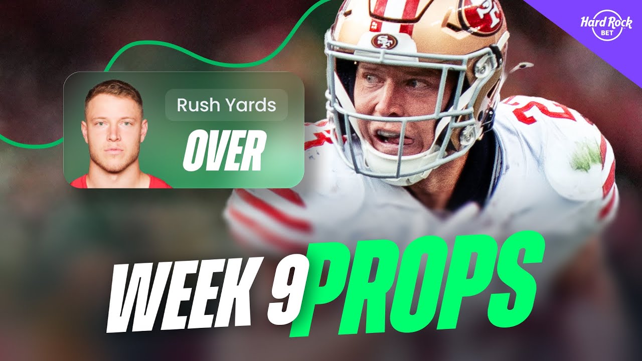 Top 10 NFL Player Props Picks for Week 9 | Prop Bets & TD Scorers (2025)
