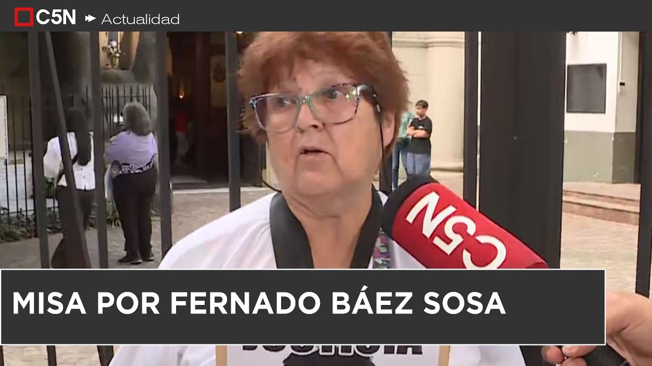 MISA en RECOLETA a seis años del CRIMEN de FERNANDO BÁEZ SOSA