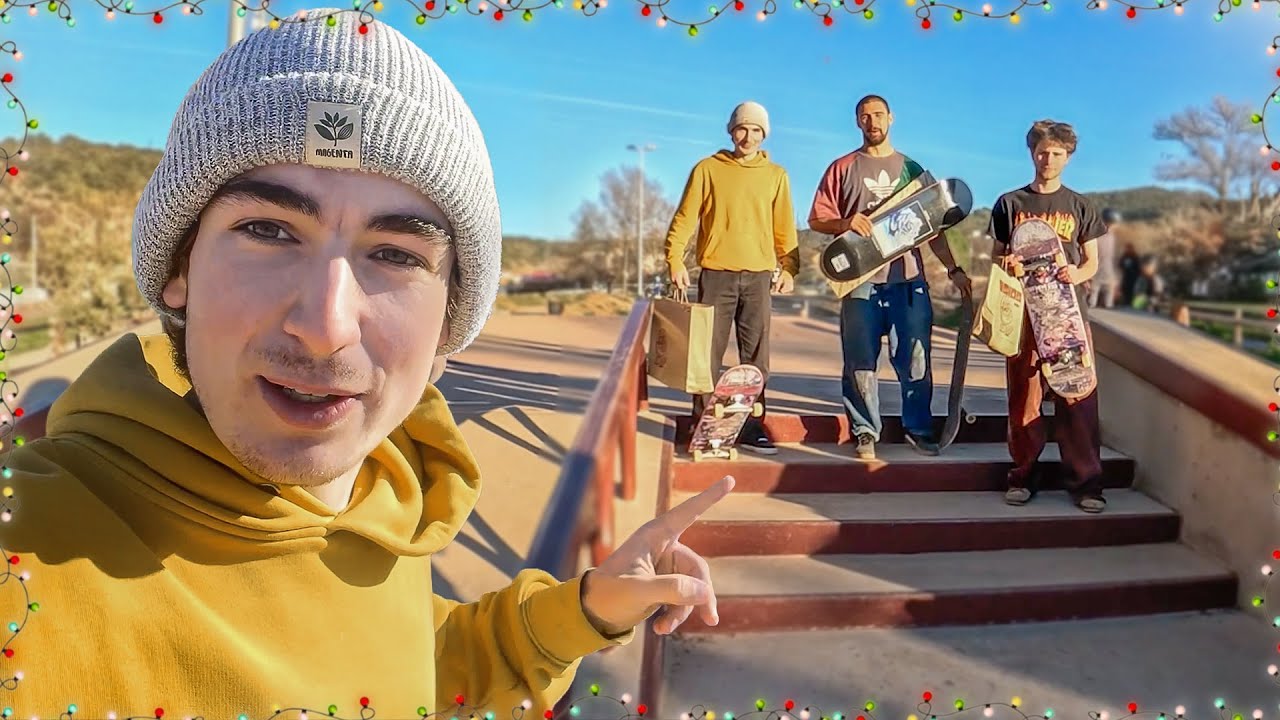 Notre dernière compétition de skate de 2025 ! (christmas partie)