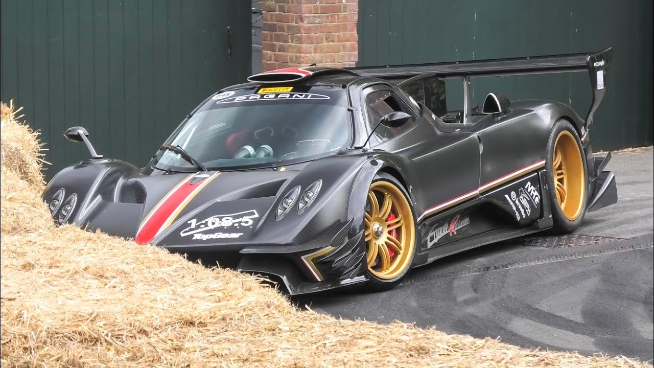 Pagani Zonda R CRASHES in the most bizarre way?! Goodwood FOS 2019