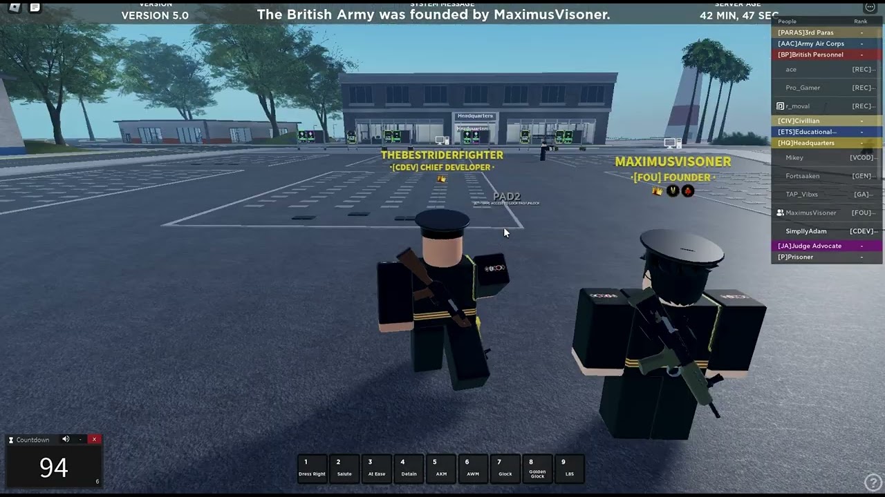 POV I CDEV I ROBLOX I BA I British Army I SimpllyAdam