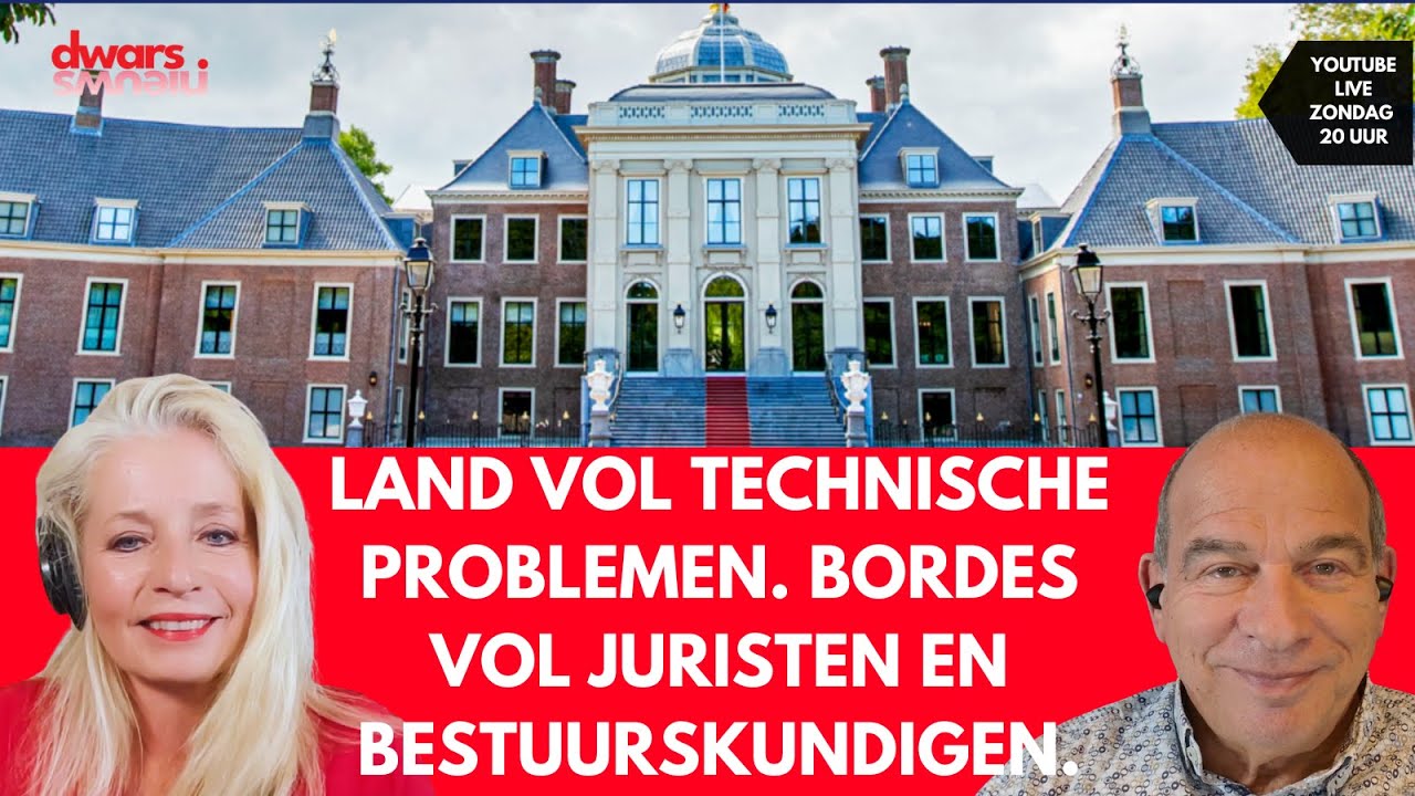 Land vol technische problemen. Bordes vol juristen en bestuurskundigen. #DDDP