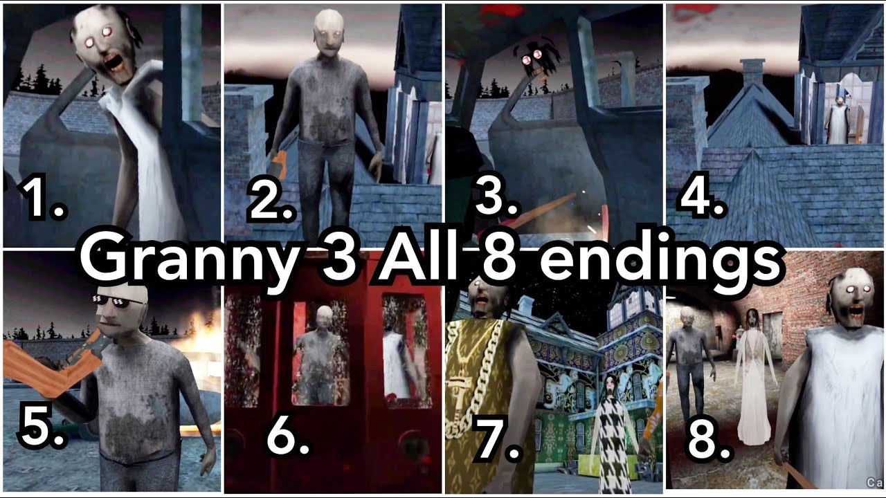 Granny 3 All 8 endings