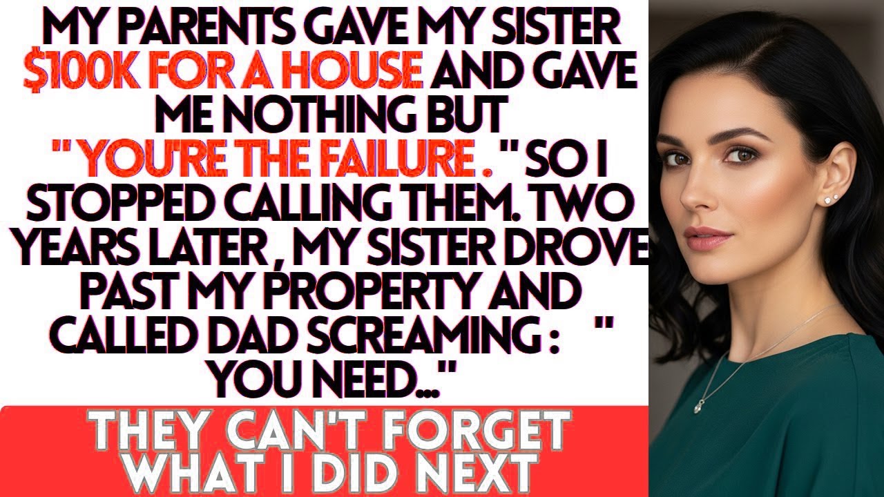 My Parents Gave My Sister $100K for a House and Gave Me Nothing but “Failure ” — So I Kept the Land