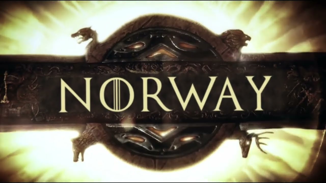 Norway GOT intro with Google Earth Studio