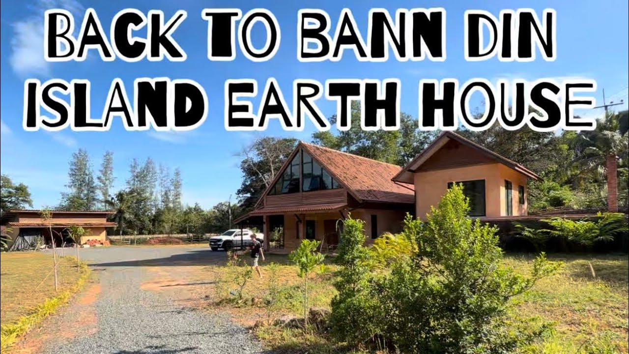 Coming back to our earth house on Koh Chang island 