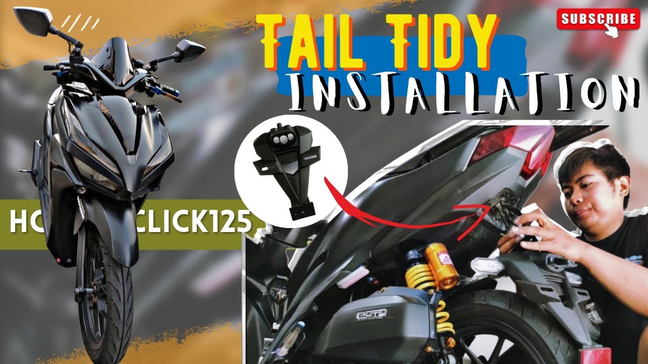 TAIL TIDY INSTALLATION | HONDA CLICK | EASY TUTORIAL | STEP BY STEP PROCEDURE