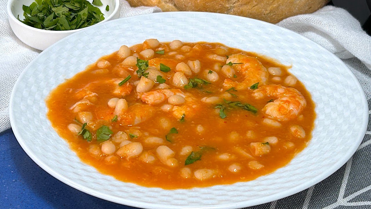 ALUBIAS CON LANGOSTINOS 🌟 Con este TRUCO multiplica su sabor 🎉