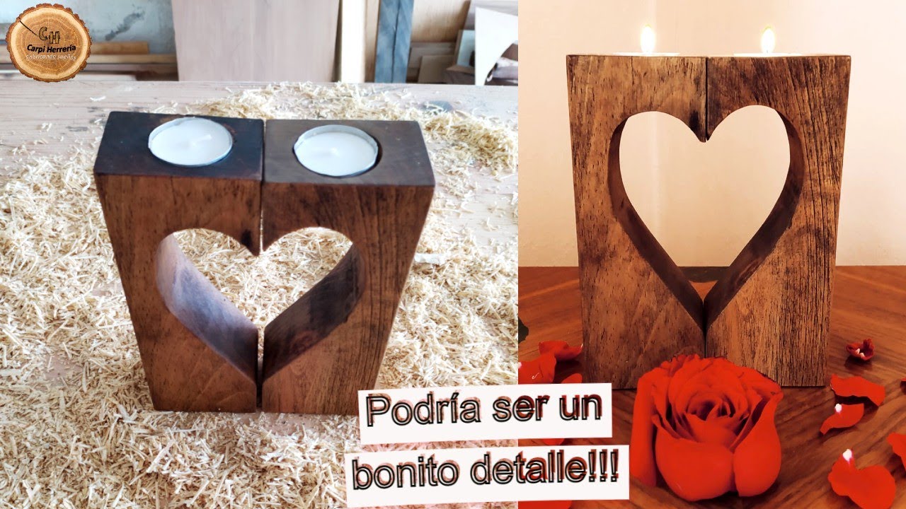 Velas corazón estilo rustico. ¡¡¡Proyecto emprendedor #1!!!