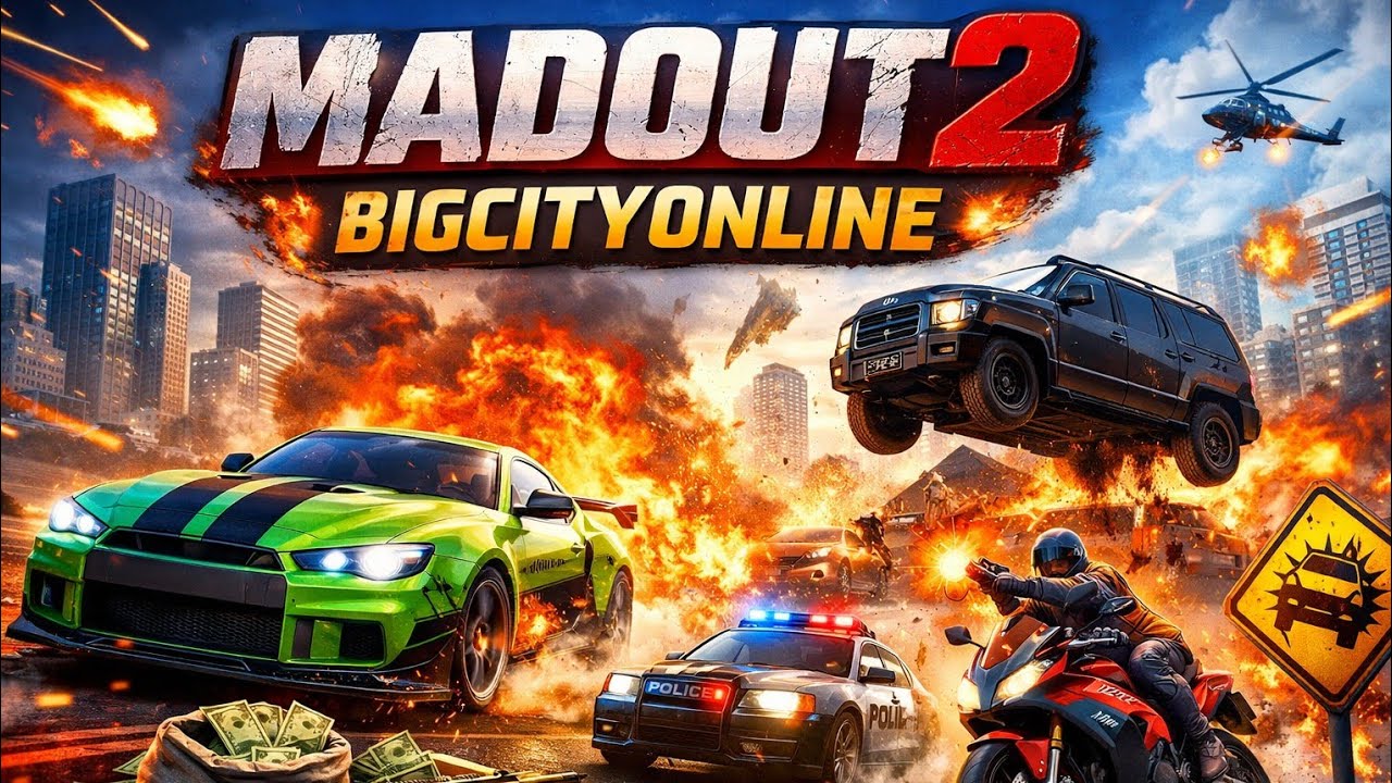 MADOUT2 BigCityOnline 🚗🔥 Ultimate Open World Gameplay | Cars, Chaos & Freedom