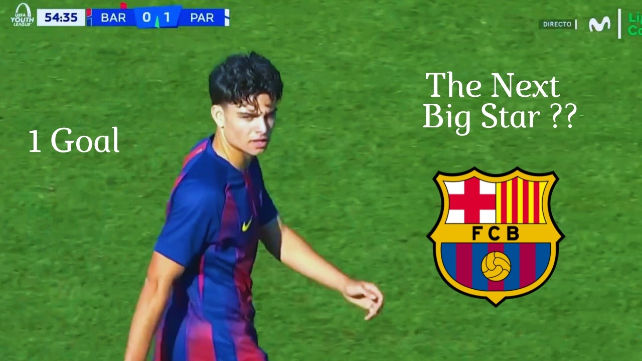 The Day Xavi Espart Changed The Game With 1 Goal VS PSG U 19 - Barcelona New Talent