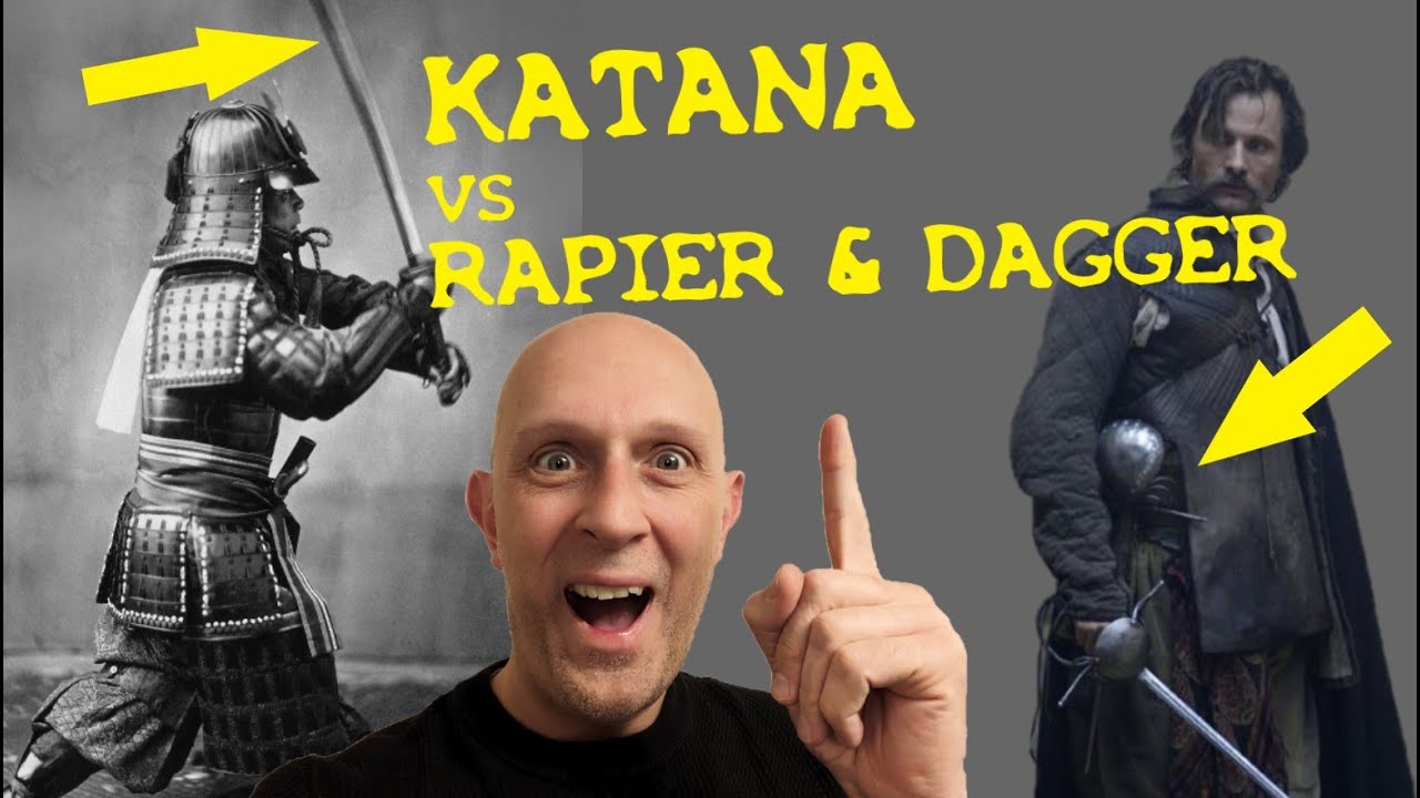 Samurai Katana TOTALLY DOMINATED by European Rapier & Dagger?