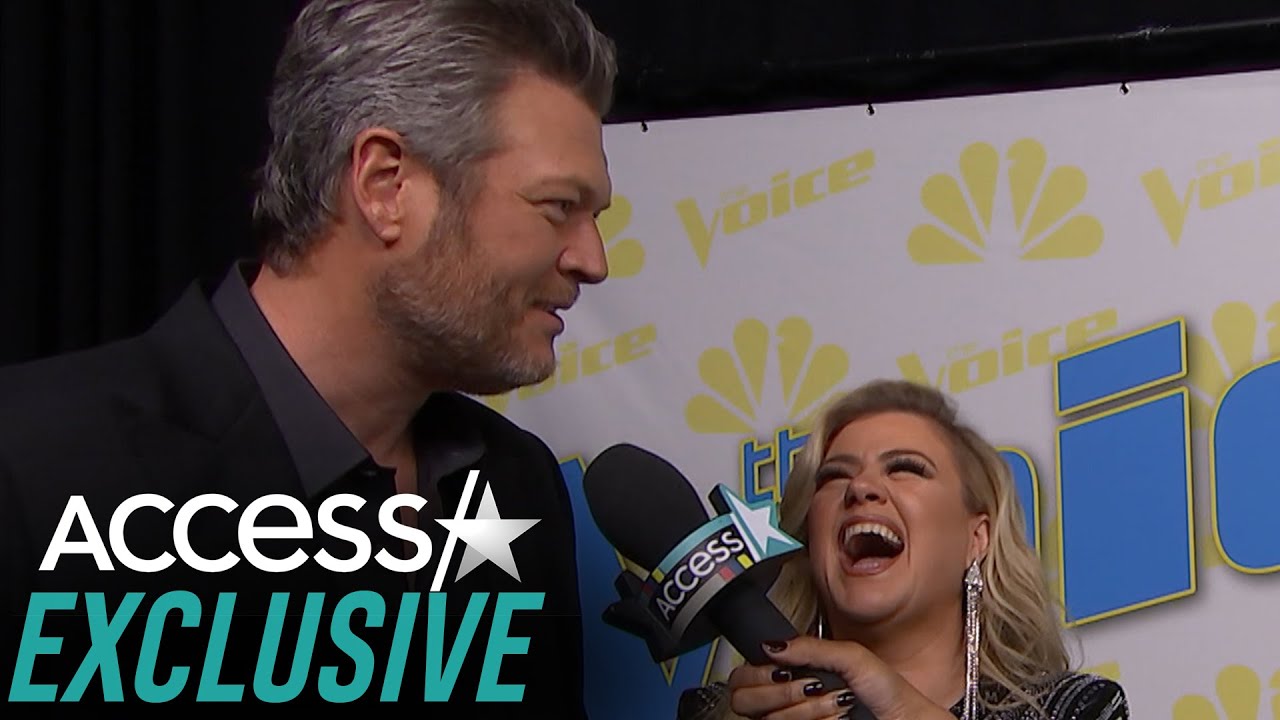 Kelly Clarkson And Blake Shelton Explain Why 'The Voice' Is 'Like A Day Care Backstage' (EXCLUSIVE)
