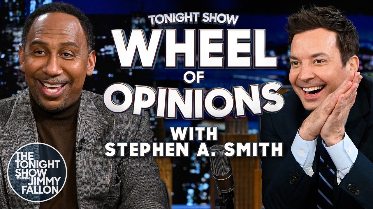 Wheel of Opinions with Stephen A. Smith | The Tonight Show Starring Jimmy Fallon