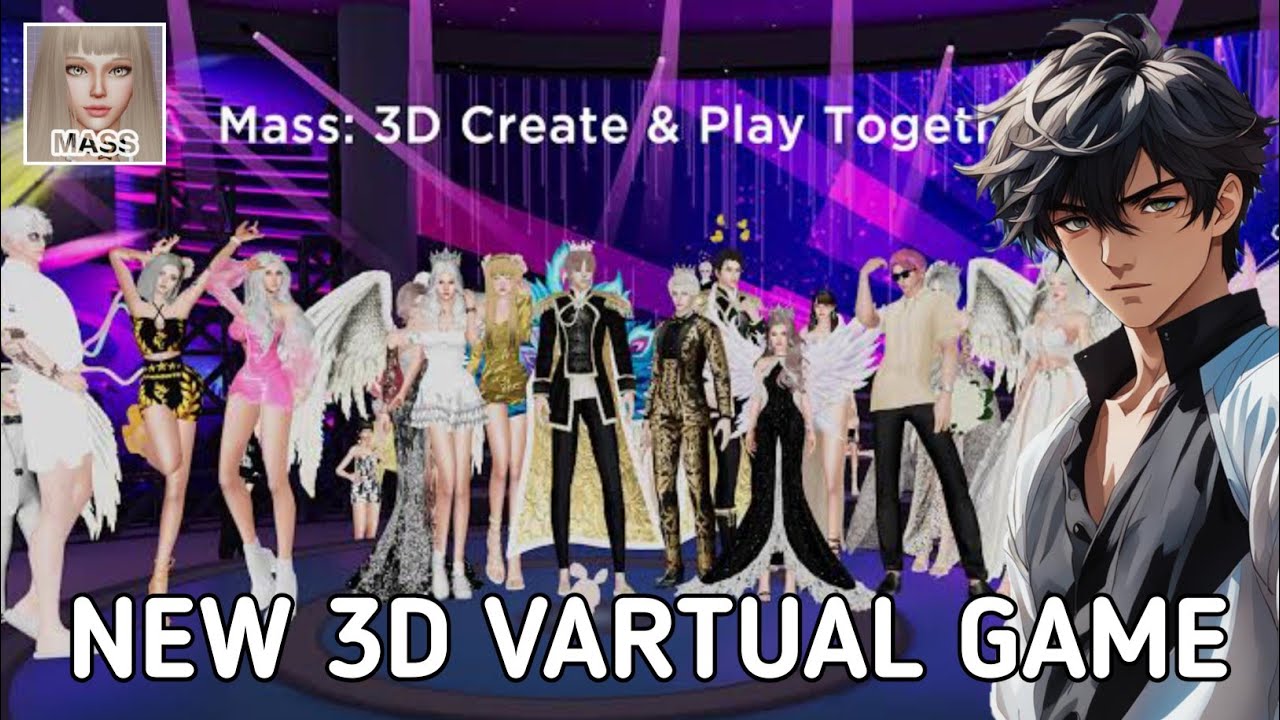 MASS 3D CREATE AND PLAY VARTUAL GAME | OPEN WORLD 3D GAME | #mass