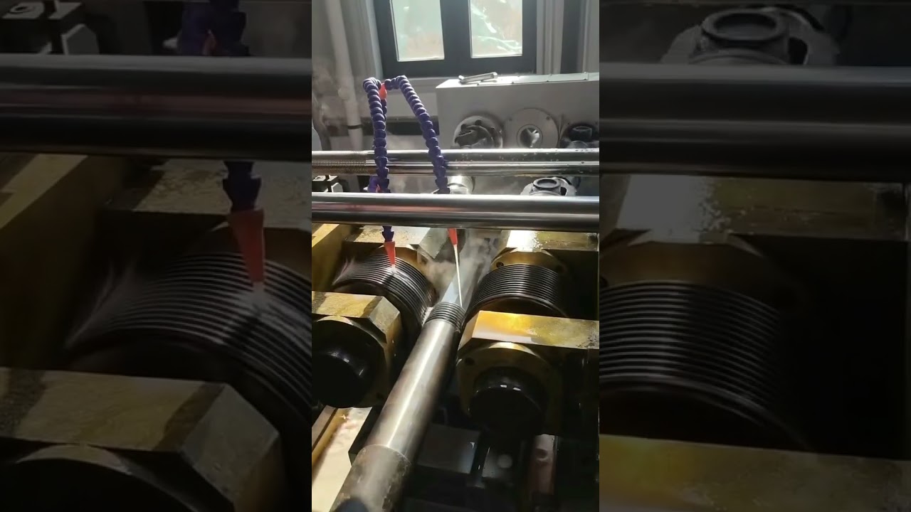FEDA heavy duty thread rolling machine for making bolts M64*6