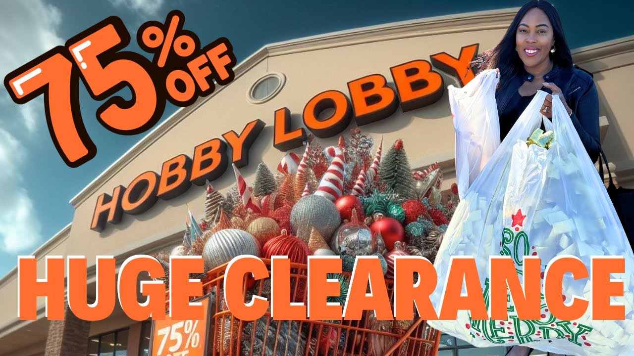 HURRY! 75% OFF CLEARANCE AT HOBBY LOBBY! DECOR & MORE