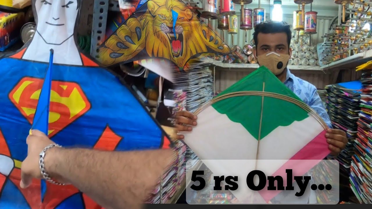We Went to Best & Cheapest Kite 🪁 Shop In Bandra... 5rs Only Wholesale Rates.