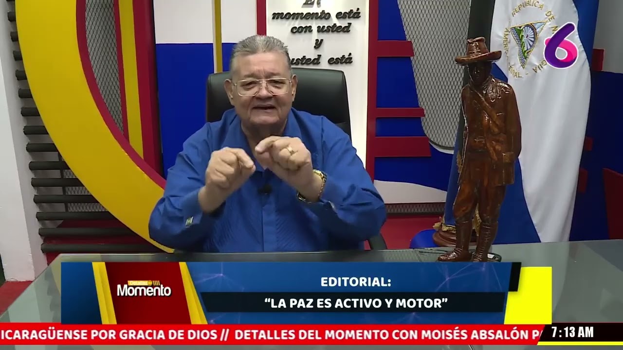 Programa Detalles del Momento - Editorial: La paz es activo y motor
