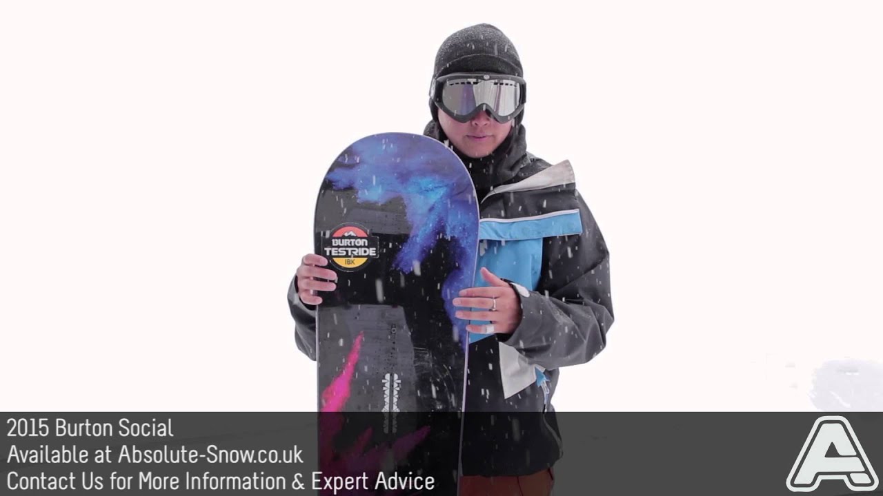 2014 / 2015 | Burton Social Snowboard | Video Review