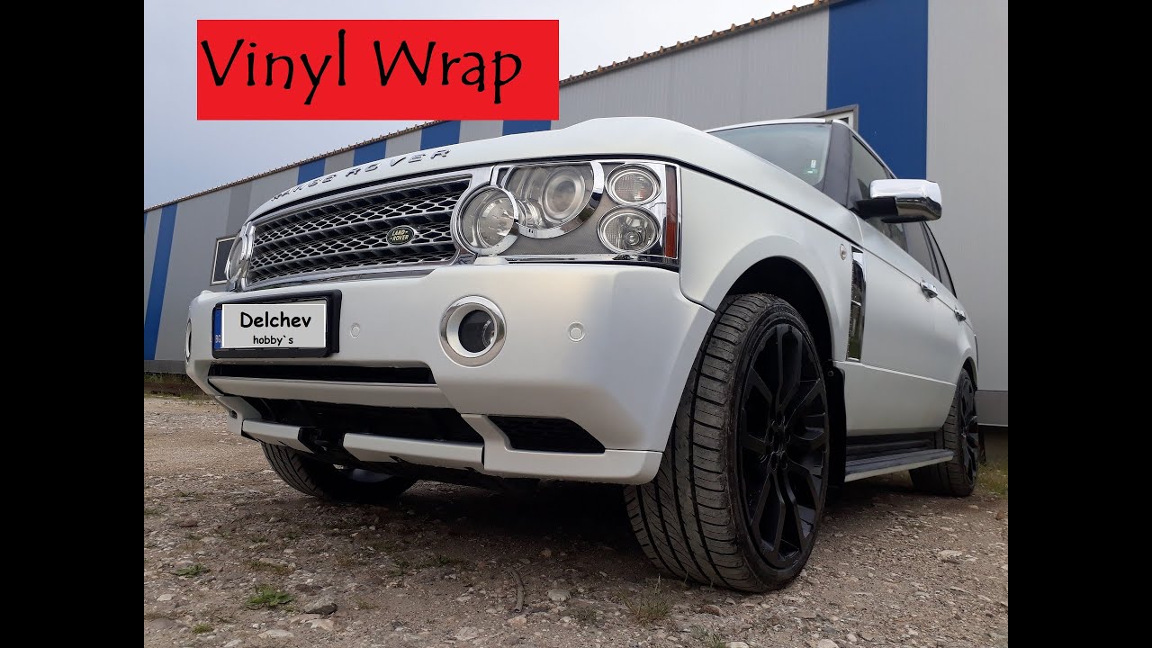 Wrap A Range Rover with vinyl (Timelapse and pictures)