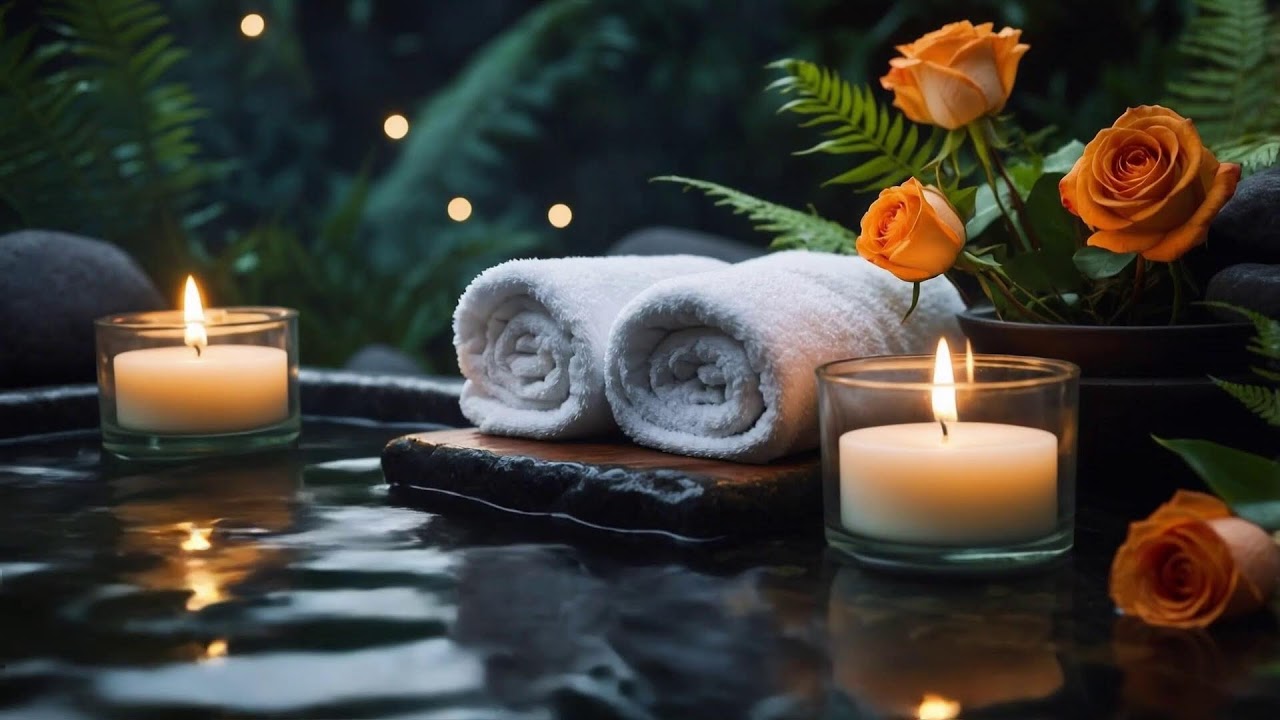 Relaxing Spa Music 🌺 Calm Your Mind Instantly, Release Stress, Insomnia Healing Piano Music 6