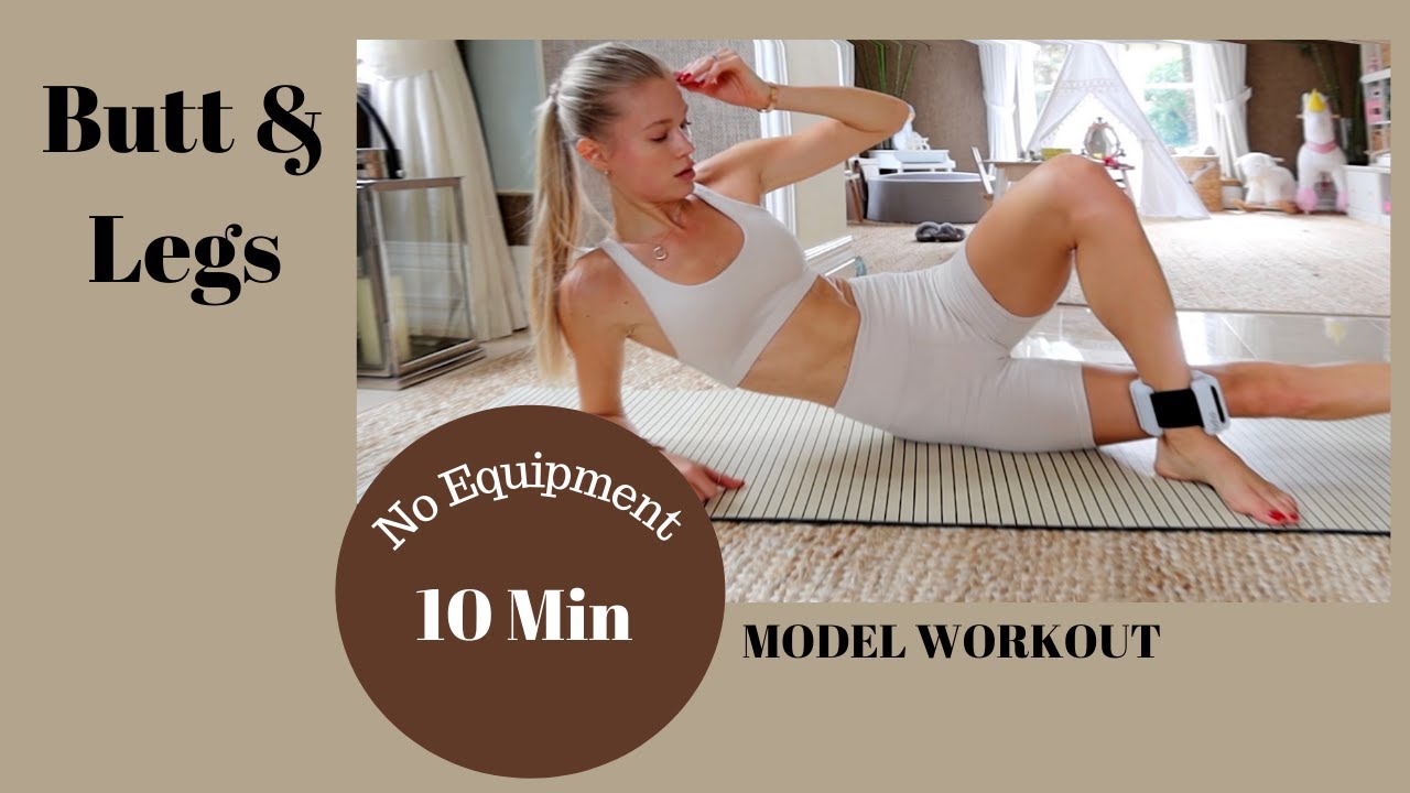 MODEL WORKOUT / 10 Min Butt & Legs Workout For Lean Muscle / Vita Sidorkina